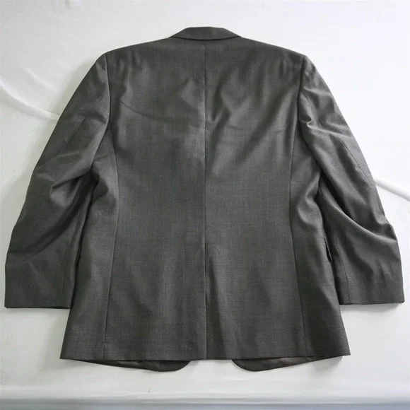 Jos. A.‎ Bank 42R 36x30 Tan Olive Weave 100% Wool Mens Jacket Pants Suit
